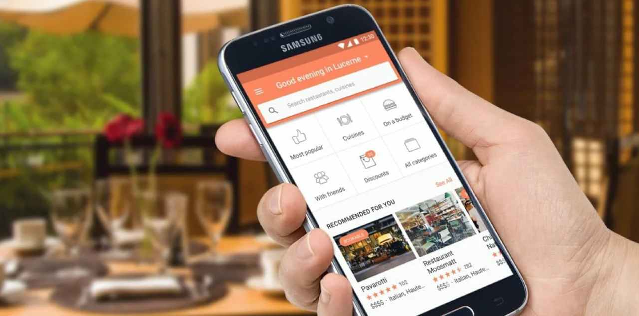 Gli esempi delle app per ristoranti Tenerside